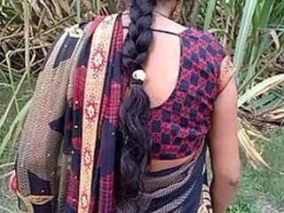 Curvy Bangla woman washing her hair and body